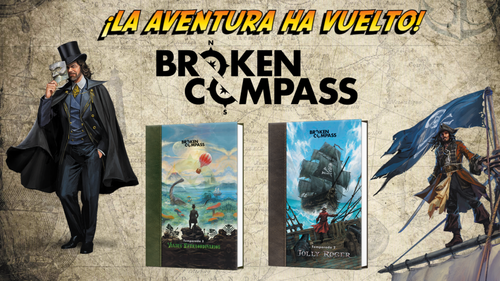 ¡DOS NUEVOS SUPLEMENTOS PARA BROKEN COMPASS!